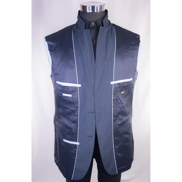 Hugo Boss The JAMES Blazer Sport Coat 2-Button Casual Jacket 42L Wool Stripped - Picture 9 of 15